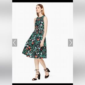 KATE SPADE JARDÍN MIDI DRESS SIZE 4